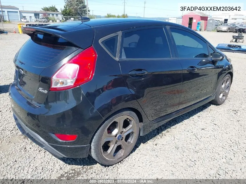 3FADP4GXXEM203642 2014 Ford Fiesta St