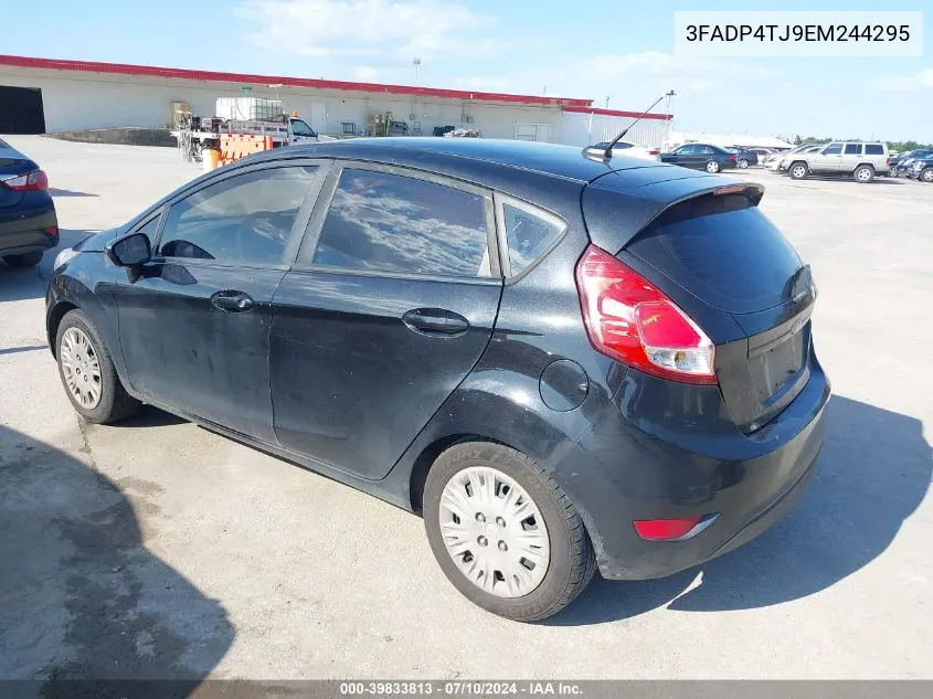 2014 Ford Fiesta S VIN: 3FADP4TJ9EM244295 Lot: 39833813