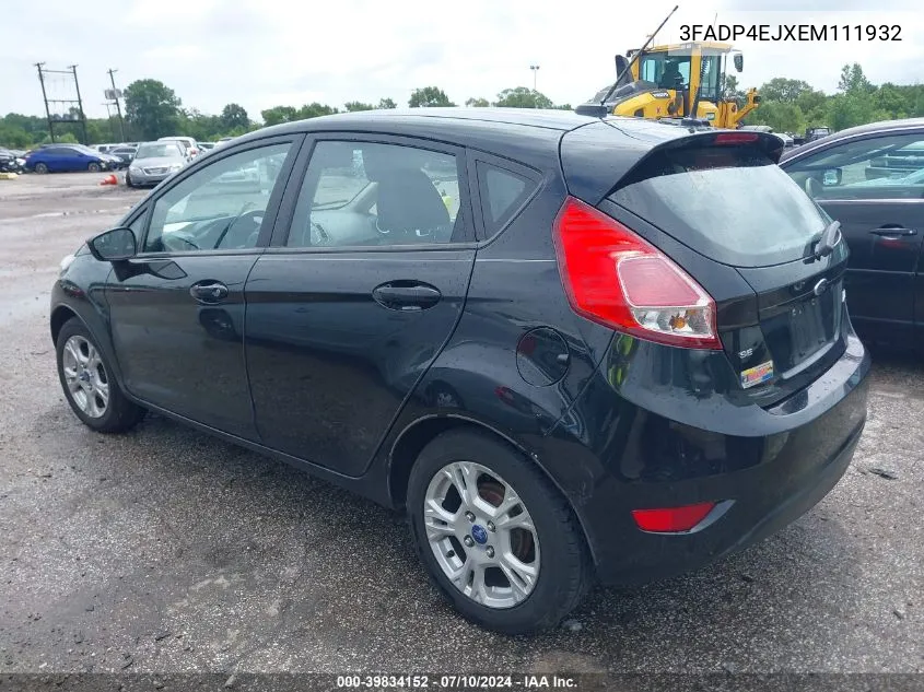 2014 Ford Fiesta Se VIN: 3FADP4EJXEM111932 Lot: 39834152