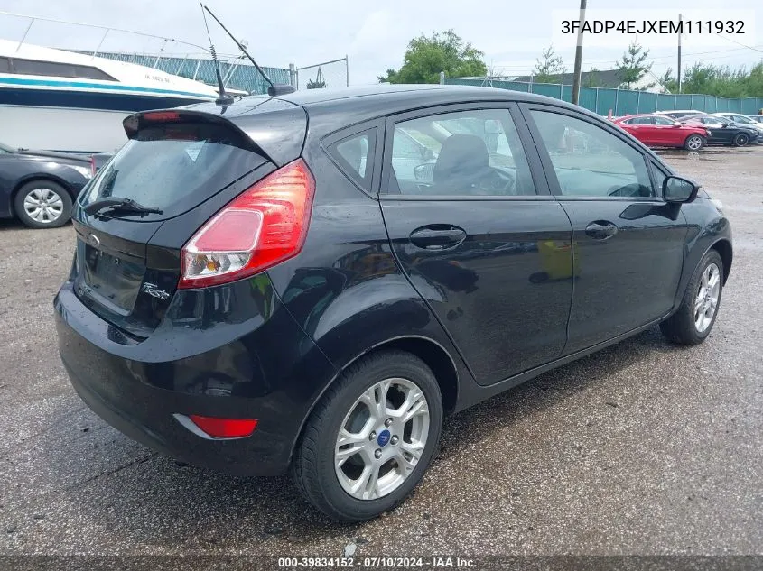 2014 Ford Fiesta Se VIN: 3FADP4EJXEM111932 Lot: 39834152