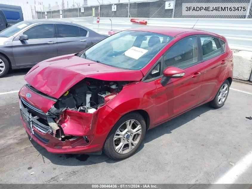 3FADP4EJ4EM163475 2014 Ford Fiesta Se