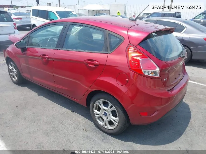 3FADP4EJ4EM163475 2014 Ford Fiesta Se