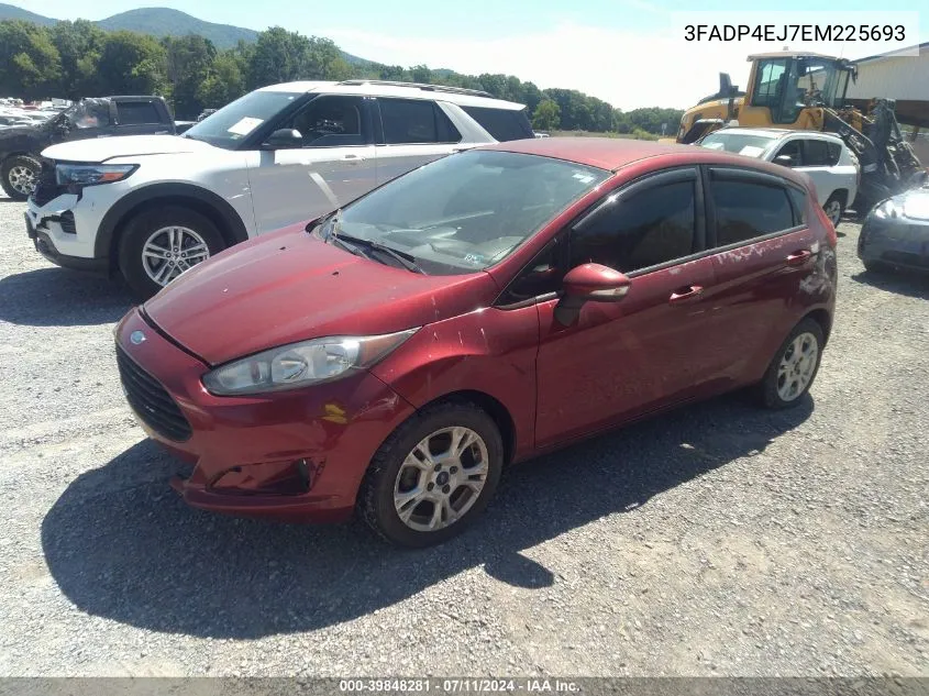 2014 Ford Fiesta Se VIN: 3FADP4EJ7EM225693 Lot: 39848281