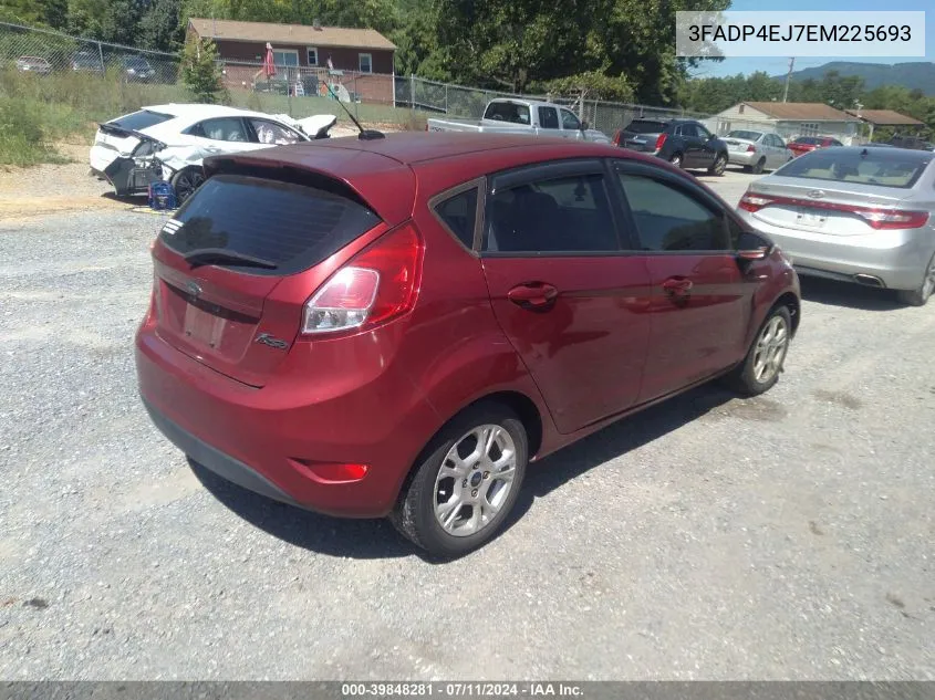 2014 Ford Fiesta Se VIN: 3FADP4EJ7EM225693 Lot: 39848281