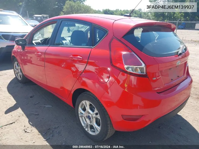 3FADP4EJ6EM139937 2014 Ford Fiesta Se