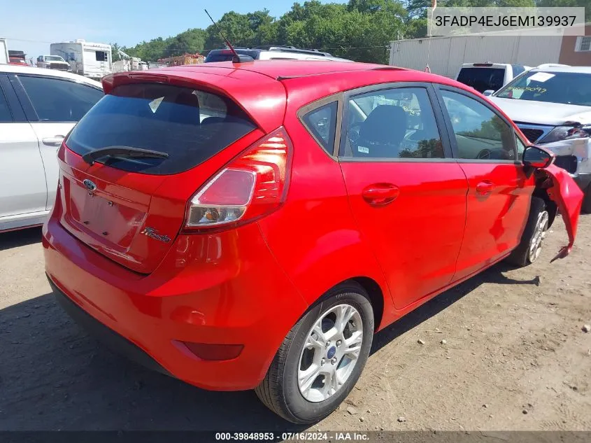 2014 Ford Fiesta Se VIN: 3FADP4EJ6EM139937 Lot: 39848953