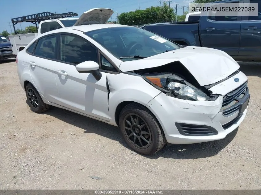 3FADP4AJ5EM227089 2014 Ford Fiesta S