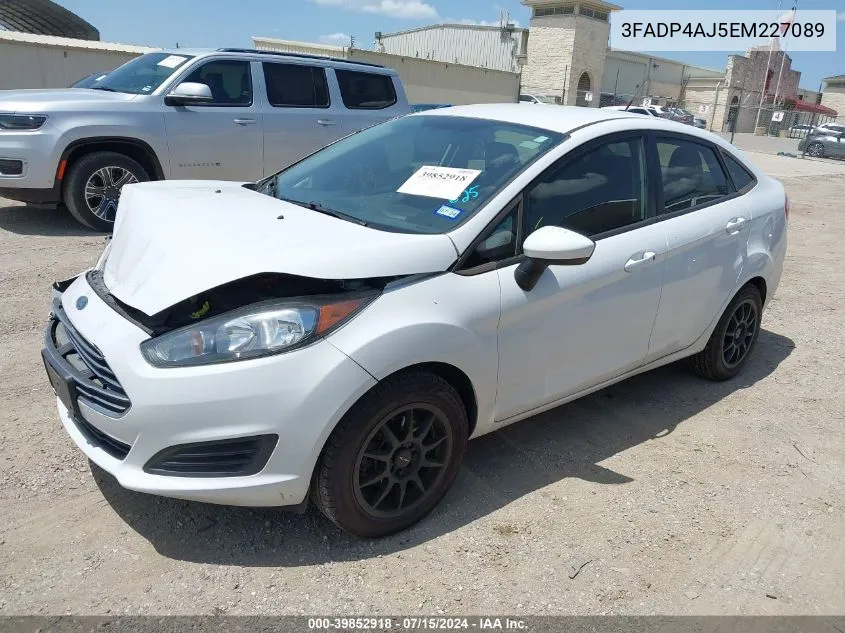 3FADP4AJ5EM227089 2014 Ford Fiesta S