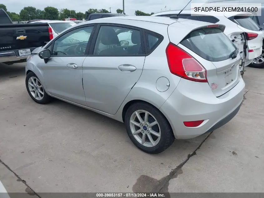 3FADP4EJXEM241600 2014 Ford Fiesta Se