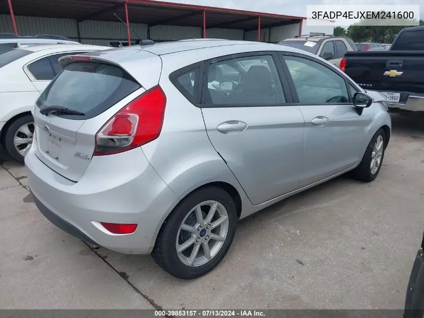 2014 Ford Fiesta Se VIN: 3FADP4EJXEM241600 Lot: 39853157