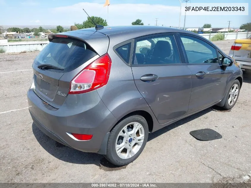 3FADP4EJ2EM203343 2014 Ford Fiesta Se