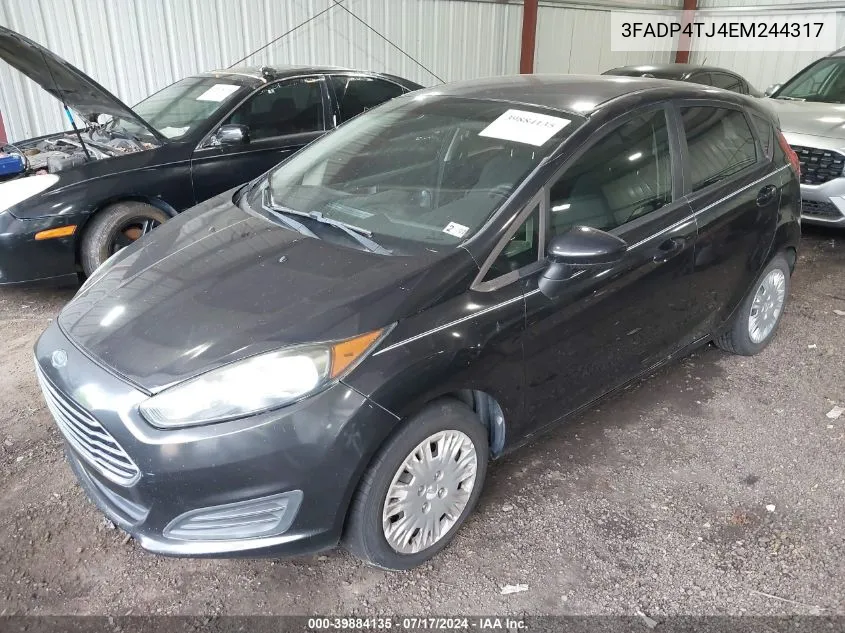 3FADP4TJ4EM244317 2014 Ford Fiesta S