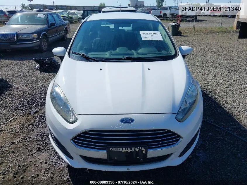 2014 Ford Fiesta S VIN: 3FADP4TJ9EM121340 Lot: 39889396