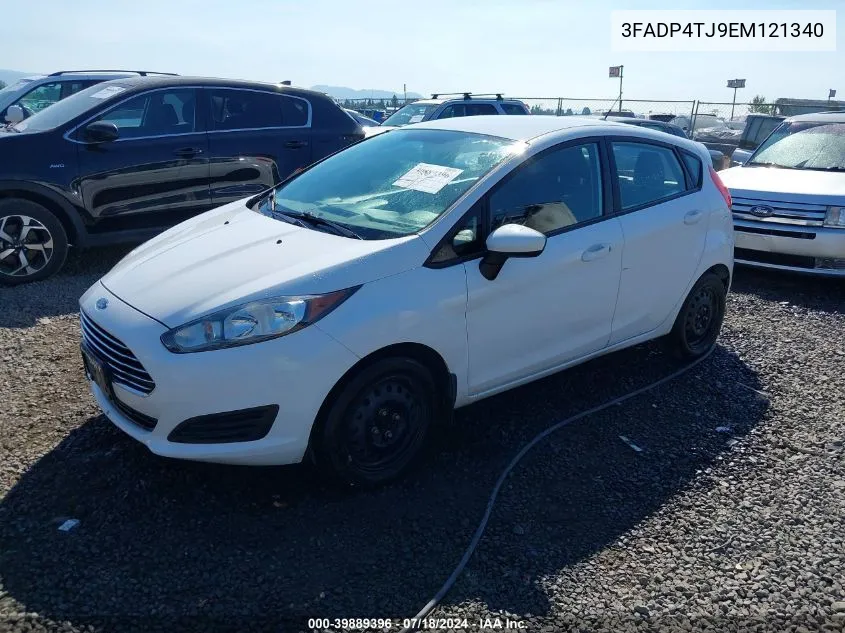 2014 Ford Fiesta S VIN: 3FADP4TJ9EM121340 Lot: 39889396