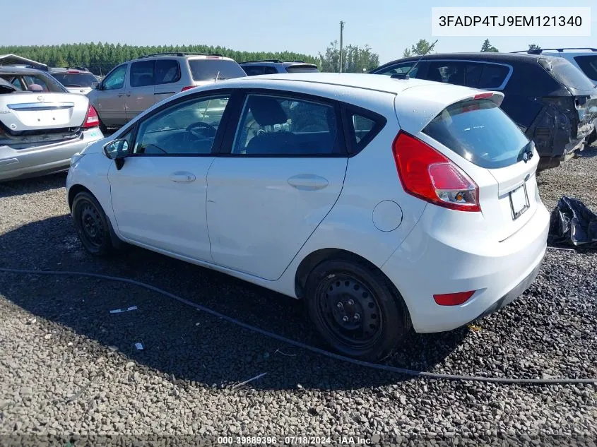 2014 Ford Fiesta S VIN: 3FADP4TJ9EM121340 Lot: 39889396