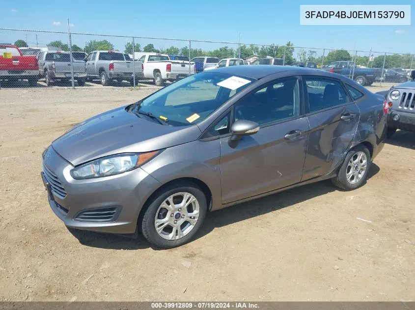 3FADP4BJ0EM153790 2014 Ford Fiesta Se