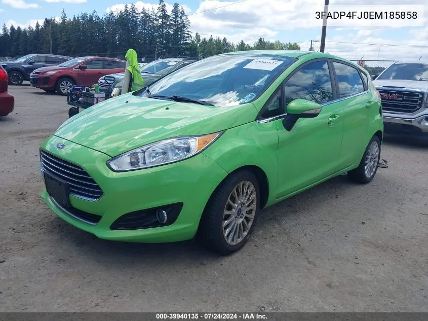 3FADP4FJ0EM185858 2014 Ford Fiesta Titanium