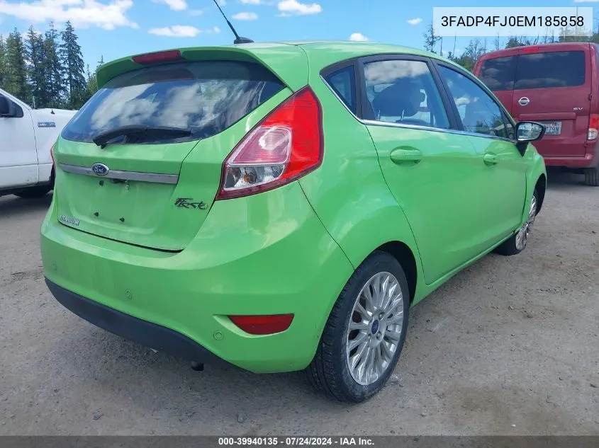 3FADP4FJ0EM185858 2014 Ford Fiesta Titanium