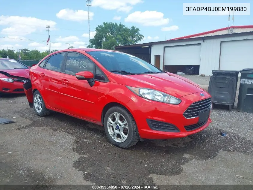 2014 Ford Fiesta Se VIN: 3FADP4BJ0EM199880 Lot: 39954850