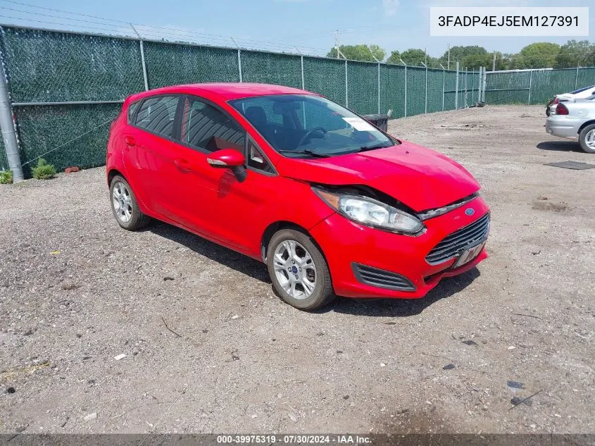 2014 Ford Fiesta Se VIN: 3FADP4EJ5EM127391 Lot: 39975319