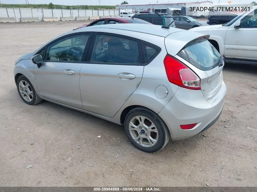 3FADP4EJ7EM241361 2014 Ford Fiesta Se