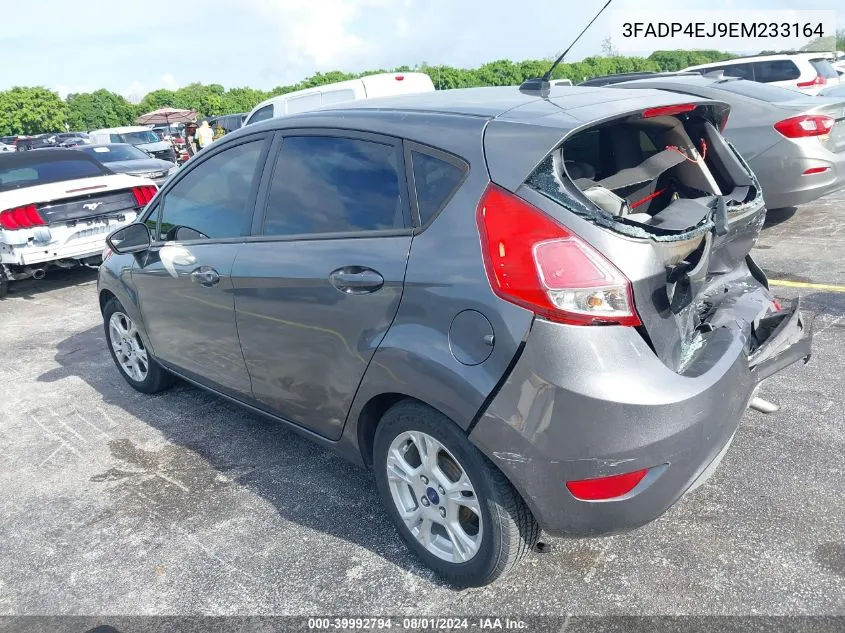 2014 Ford Fiesta Se VIN: 3FADP4EJ9EM233164 Lot: 39992794