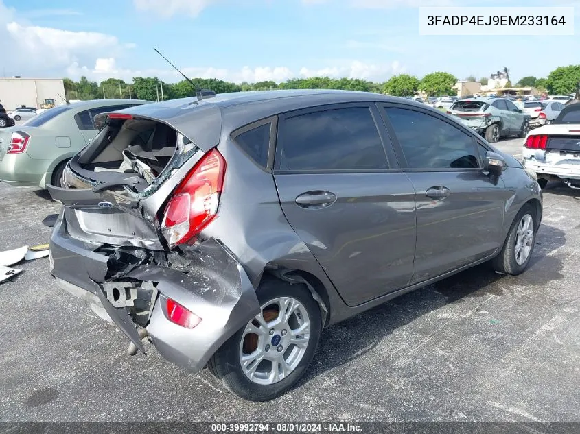 2014 Ford Fiesta Se VIN: 3FADP4EJ9EM233164 Lot: 39992794