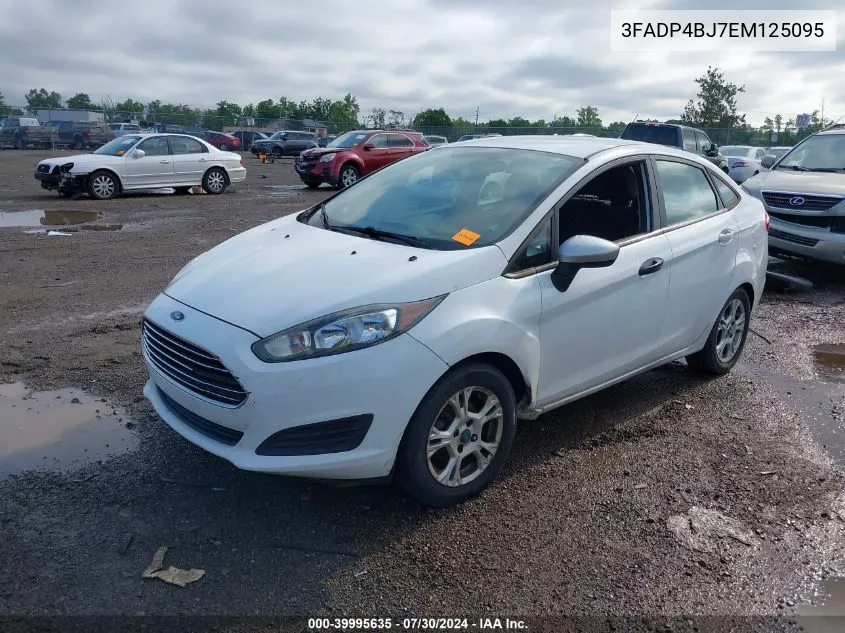 3FADP4BJ7EM125095 2014 Ford Fiesta Se