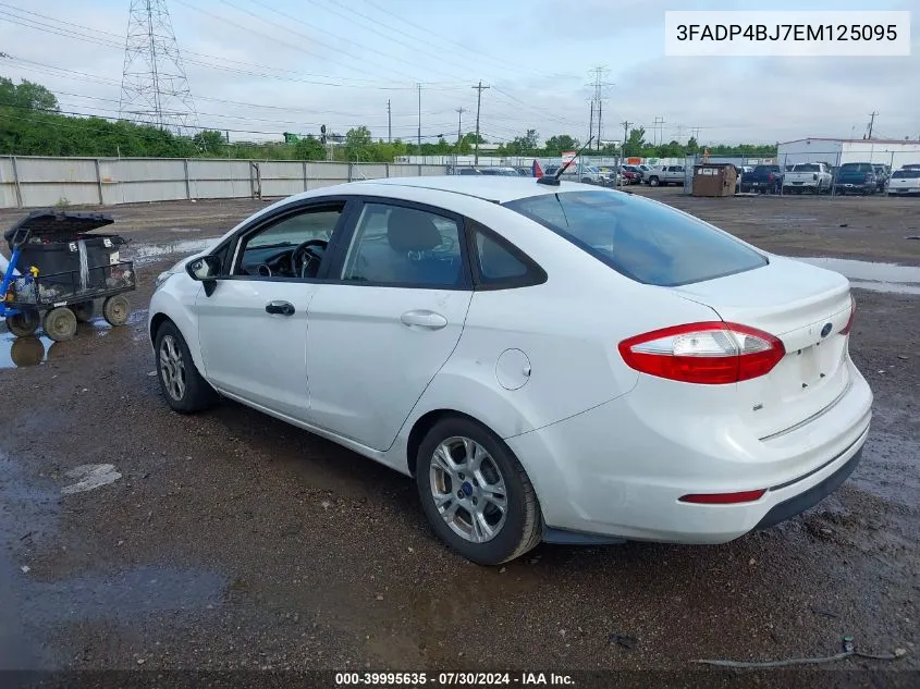 3FADP4BJ7EM125095 2014 Ford Fiesta Se