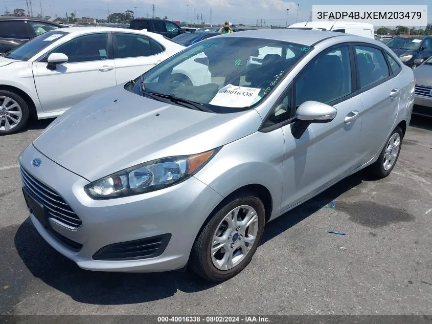 3FADP4BJXEM203479 2014 Ford Fiesta Se