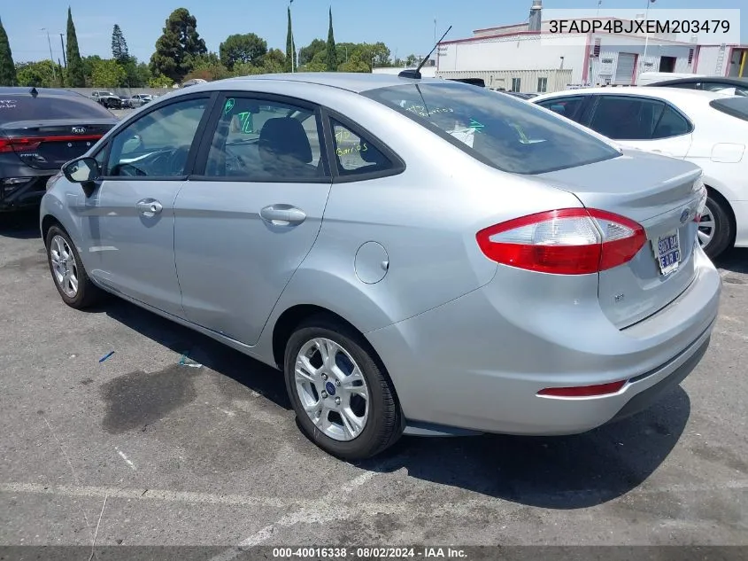 3FADP4BJXEM203479 2014 Ford Fiesta Se