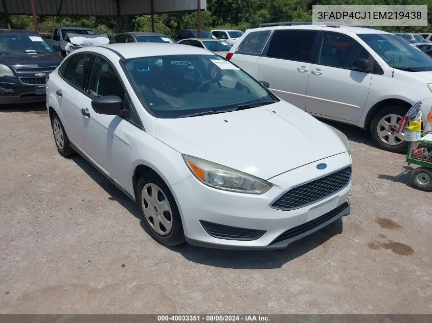 2014 Ford Fiesta Titanium VIN: 3FADP4CJ1EM219438 Lot: 40033351