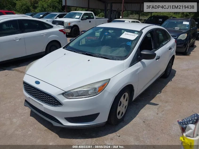 2014 Ford Fiesta Titanium VIN: 3FADP4CJ1EM219438 Lot: 40033351