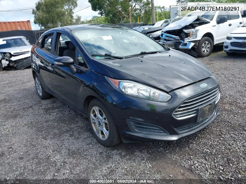 2014 Ford Fiesta Se VIN: 3FADP4BJ7EM180291 Lot: 40033551