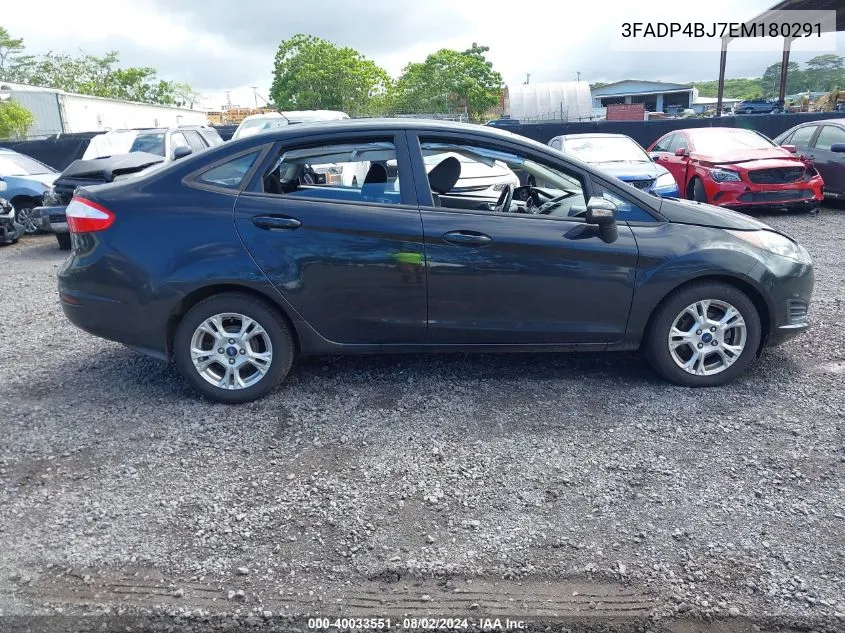 2014 Ford Fiesta Se VIN: 3FADP4BJ7EM180291 Lot: 40033551