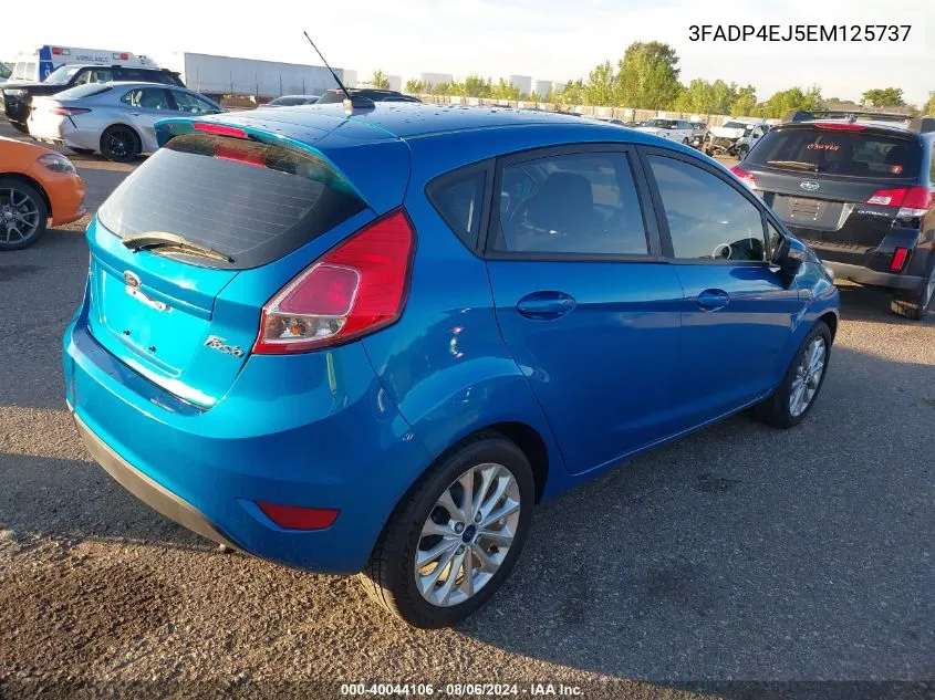 3FADP4EJ5EM125737 2014 Ford Fiesta Se