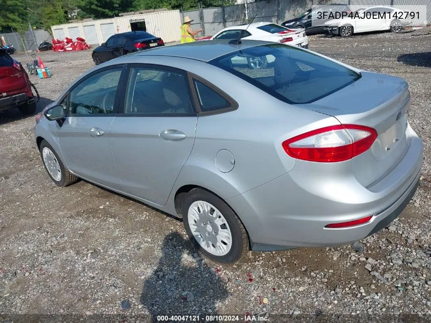 3FADP4AJ0EM142791 2014 Ford Fiesta S