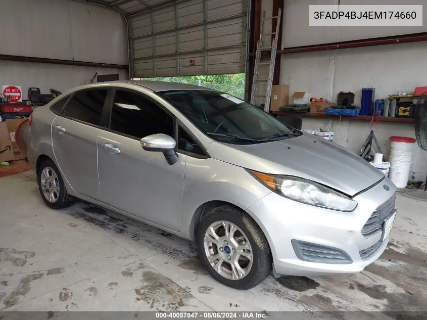 3FADP4BJ4EM174660 2014 Ford Fiesta Se