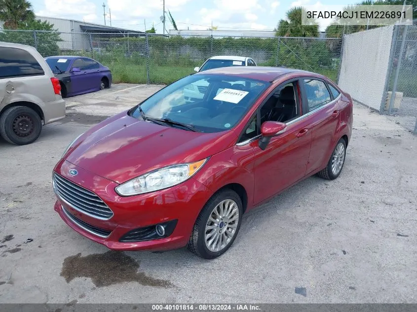 3FADP4CJ1EM226891 2014 Ford Fiesta Titanium