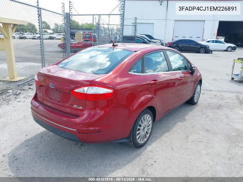 3FADP4CJ1EM226891 2014 Ford Fiesta Titanium