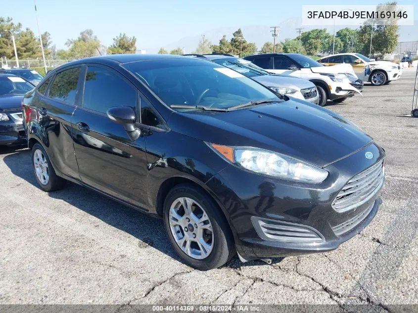 2014 Ford Fiesta Se VIN: 3FADP4BJ9EM169146 Lot: 40114369