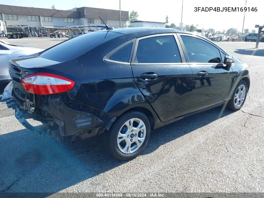 2014 Ford Fiesta Se VIN: 3FADP4BJ9EM169146 Lot: 40114369