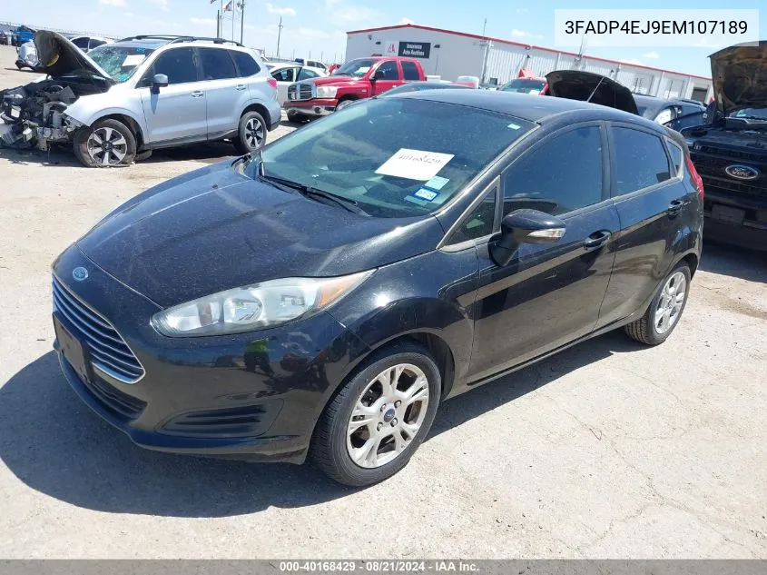 2014 Ford Fiesta Se VIN: 3FADP4EJ9EM107189 Lot: 40168429