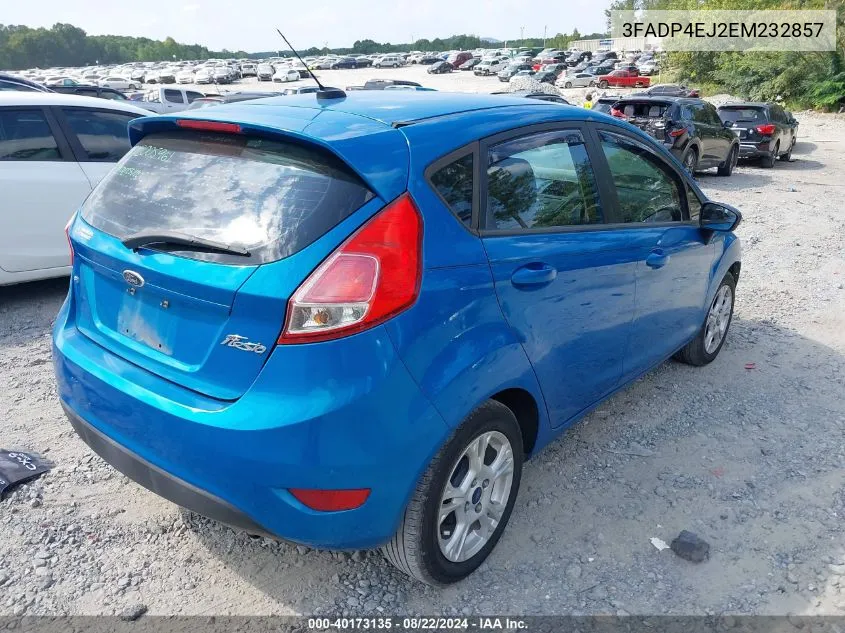 3FADP4EJ2EM232857 2014 Ford Fiesta Se