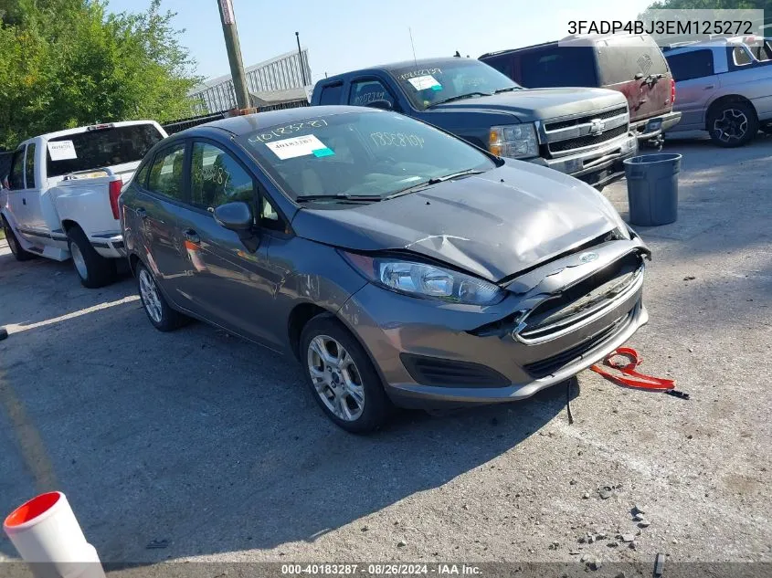 3FADP4BJ3EM125272 2014 Ford Fiesta Se