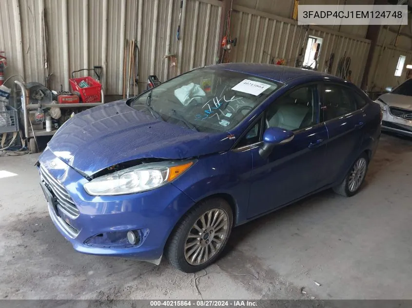 3FADP4CJ1EM124748 2014 Ford Fiesta Titanium