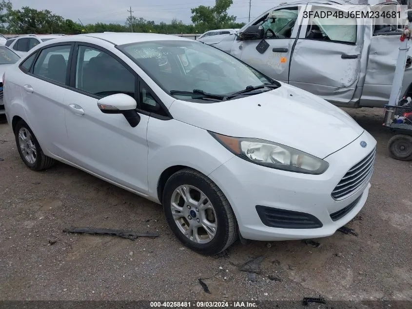 3FADP4BJ6EM234681 2014 Ford Fiesta Se