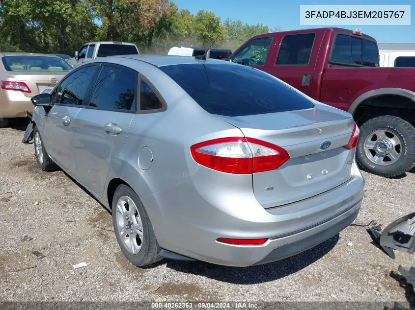 3FADP4BJ3EM205767 2014 Ford Fiesta Se