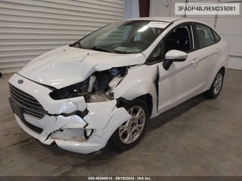 2014 Ford Fiesta Se VIN: 3FADP4BJ9EM235081 Lot: 40266910