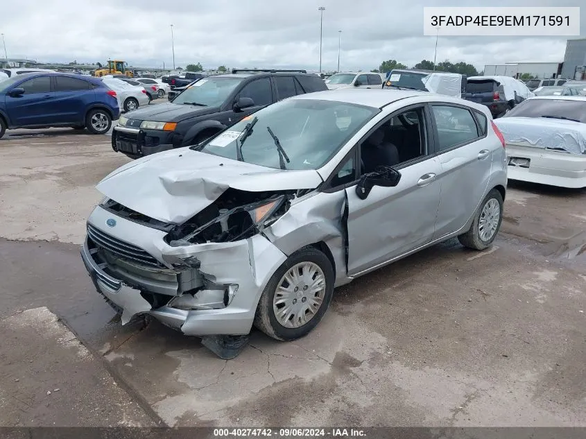 3FADP4EE9EM171591 2014 Ford Fiesta Se